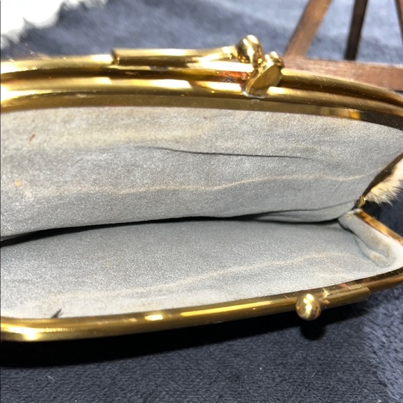 Leopard Print Faux Fur Wristlet - Picture 4 of 4